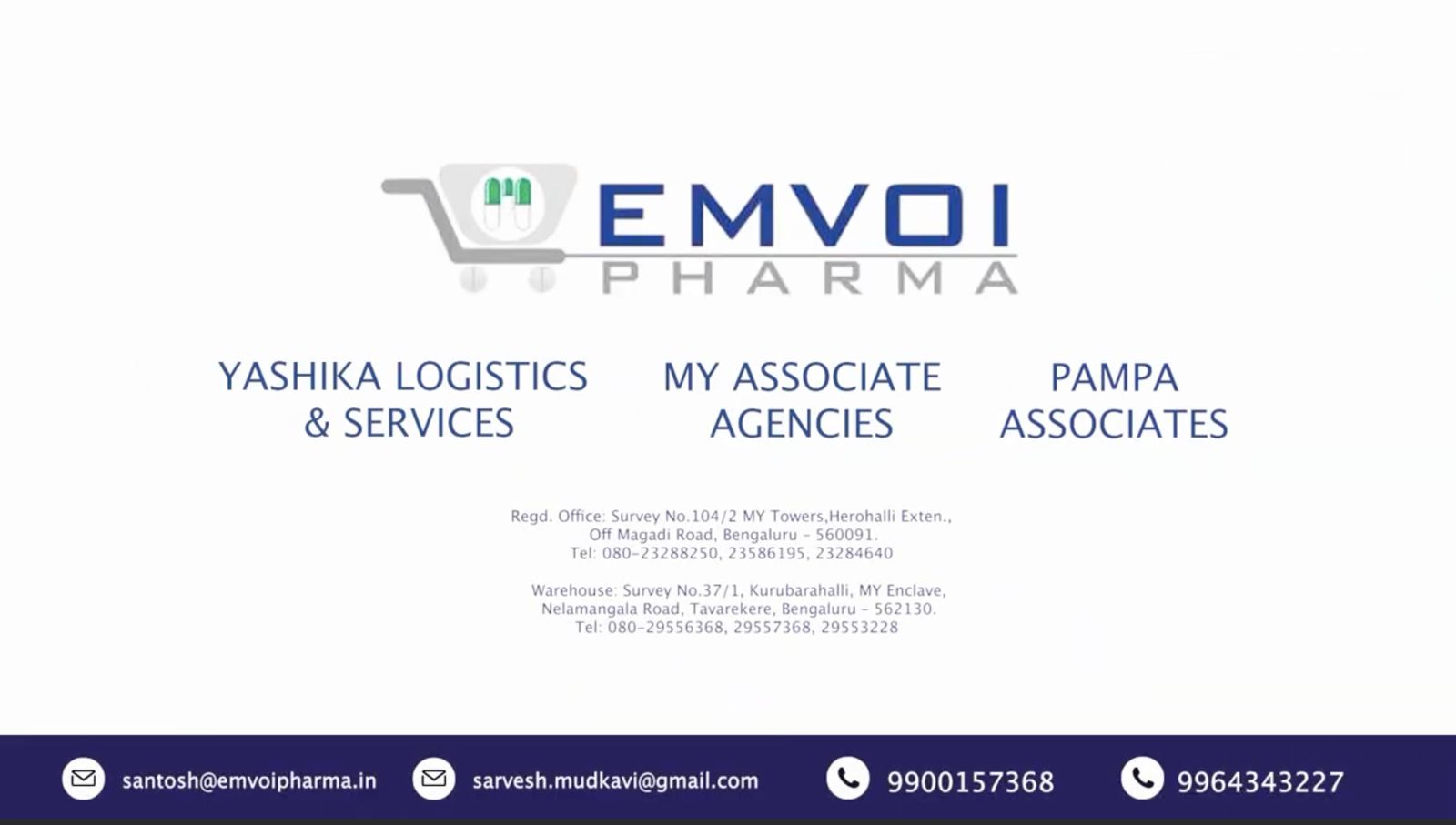 Emvoi Pharma associated businesses and contact information